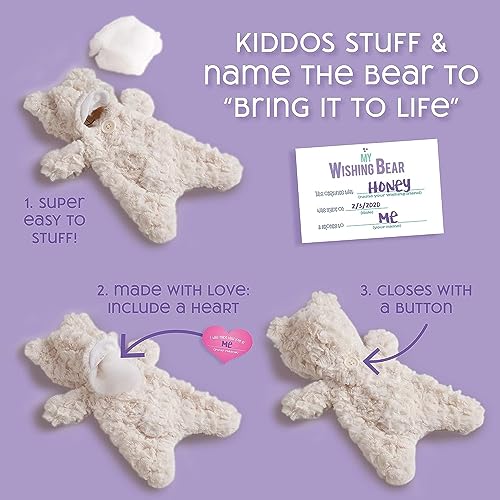 Craft-tastic My Wishing Bear – Plush Toy and Book Gift Set – Features Nighttime Routine that Teaches Kindness, Builds Empathy, and Fosters PlayMonster