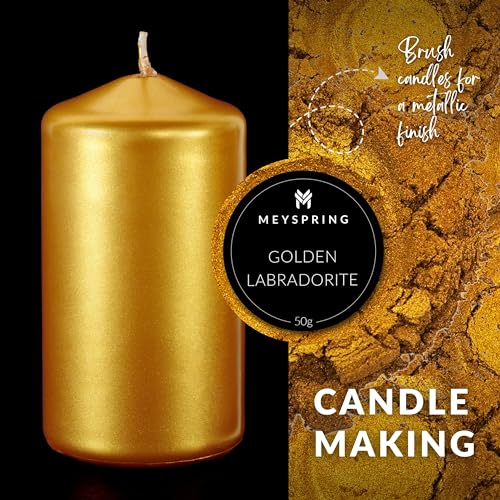 MEYSPRING Golden Labradorite Epoxy Resin Color Pigment - 50g - Mica Powder for Epoxy Resin MEYSPRING