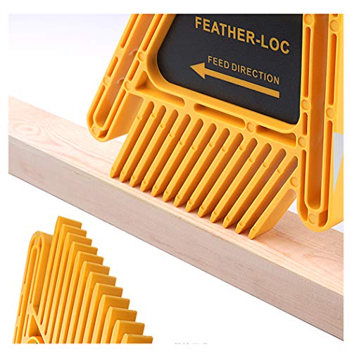 SWMIUSK True-Flex Featherboard Saftly Table Saw Push Block,Pack of 2 Table Fence for Woodworking T-slots Miter Slots on Tablesaws,Router Tables and SWMIUSK