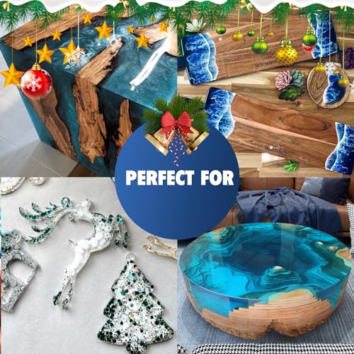 Deep Pour Epoxy Resin 0.75 Gallon, 2 to 4 Inch Depth Clear Epoxy Resin Kit with Mixer, Bubble Free, Low Odor 2:1 Casting Resin for Table Top, Shabebe