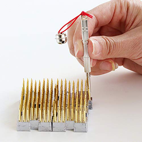 Wazakura Made in Japan Ikebana for Beginners Tool Kit, Ikenobo Scissors, Sun and Moon Kenzan Holder, Cleaner, Flower Arrangement Set, Florist Shears Wazakura