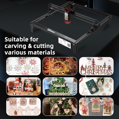 QQCASE 10W Laser Engraver,Higher Accuracy Laser Cutter and Engraver Machine,Laser Engraving Machine 60W Machine Output Power,Laser Engraver for Wood QQCASE