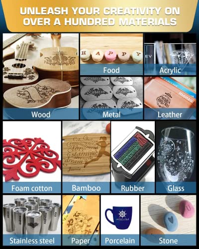 ATOMSTACK A5 Pro Commercial Laser Engraver, 40W Laser Engraving Machine with 5.5W Fixed-Focus Diode Compressed Spot & CNC Laser Cutter with 410X400mm ATOMSTACK