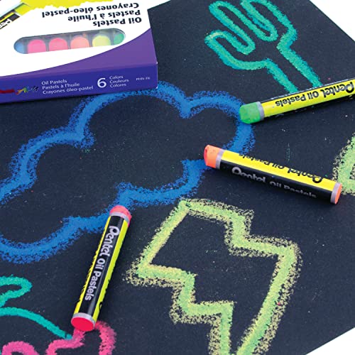 Pentel Arts Fluorescent Oil Pastels Pentel