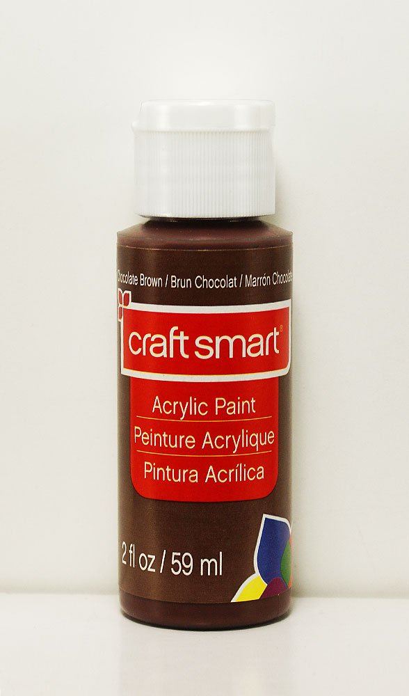 Craft Smart Acrylic Paint 2 Fl.oz. 1 Bottle Chocolate Brown Craftsmart