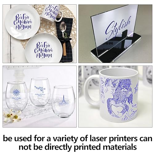 Frddiud Laser Engraving Marking Color Paper, 2 PCS Blue Marking Paper, 15.3" x 10.4" Blue Laser Engraving Paper for Fiber Laser Marking and Frddiud