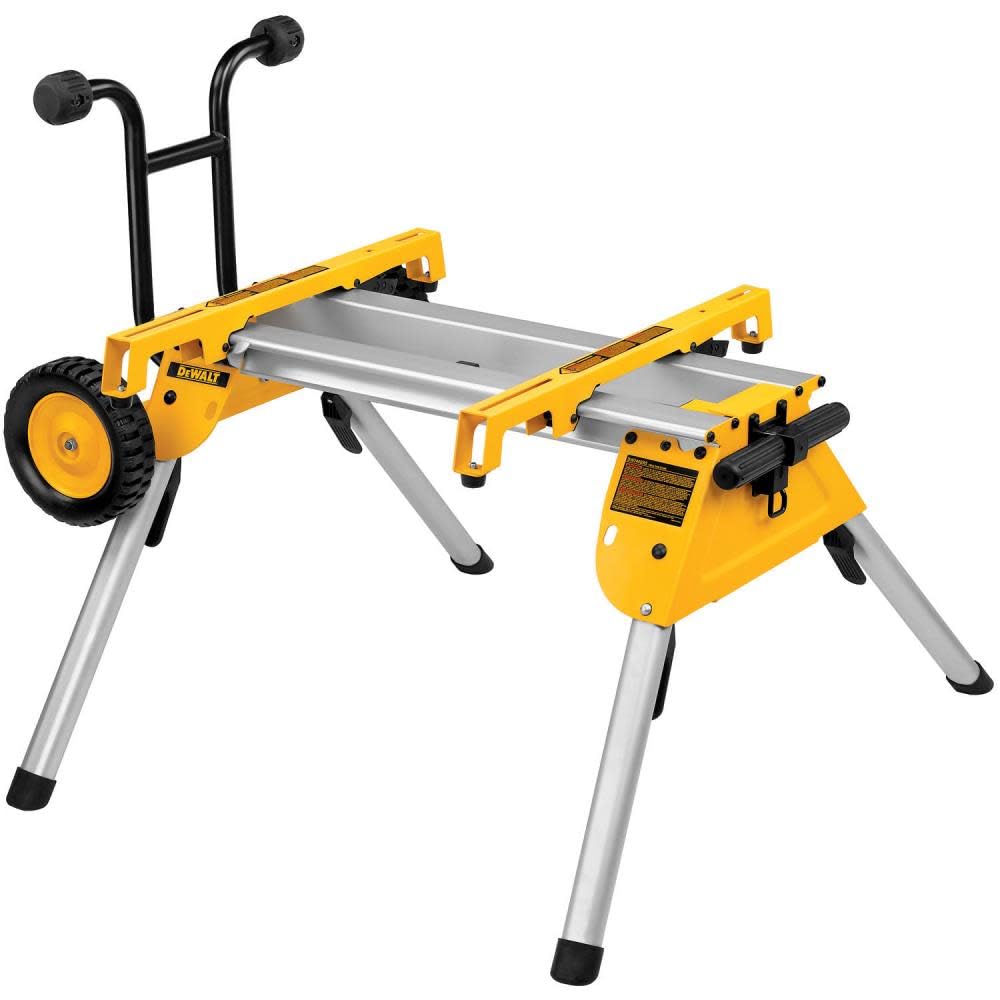 DEWALT Table Saw Stand, Rolling Stand, Collapsible and Portable, Lightweight and Compact (DW7440RS) DEWALT