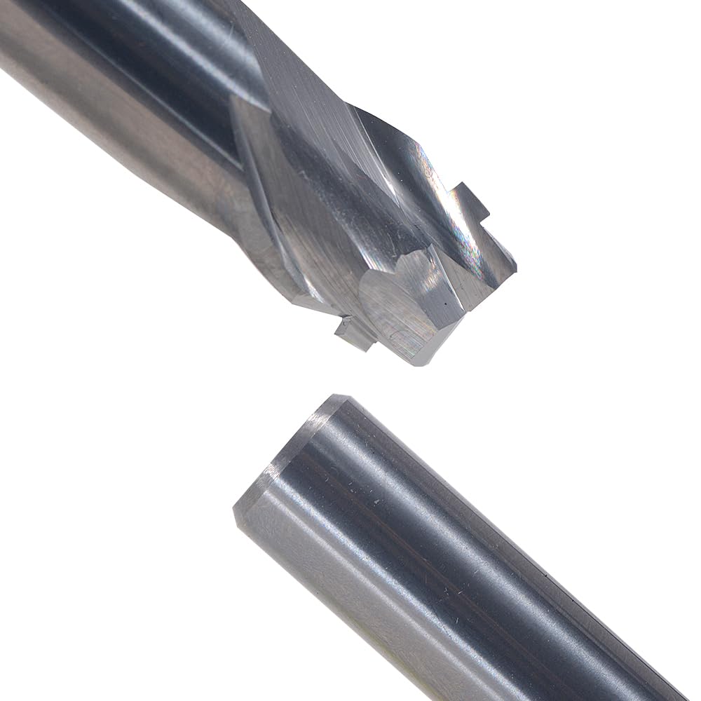 1Pcs CNC Router Bits Engraving Cutter 6mm/8mm Neon Light Strip Slotting Bits Tungsten Carbide Steel End Mill Neon LED Lights Slotting Milling Cutter HOZLY