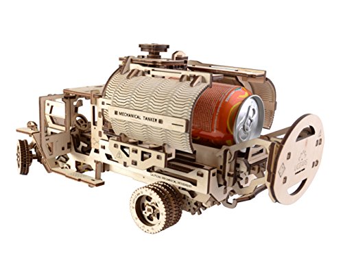 UGears Truck with Tanker Mechanical Wooden Model KIT 3D Puzzle Assembly UGEARS
