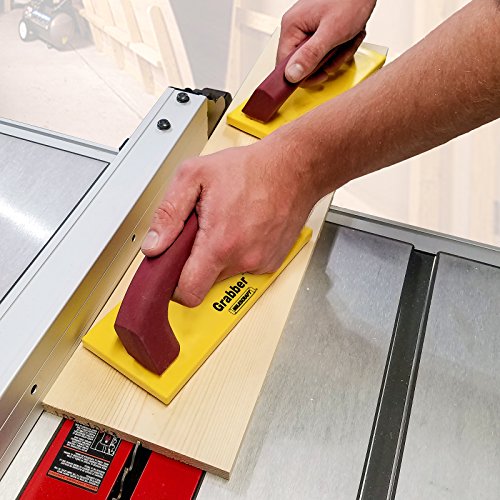 Milescraft 7334 Safety Bundle - Includes Feather Board, Push Stick, and FREE Grabber push block. Ideal for use on router tables, table saw, jointers, Milescraft