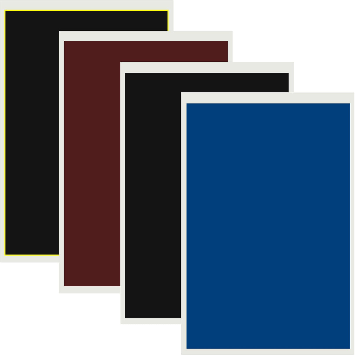 4 Pieces Laser Engraving Marking Paper 39x27CM Engraving Color Paper Laser Marking Paper for Ceramics Glass Metal Laser Cutting and Engraving Obsummoy