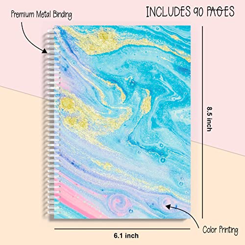 Gifts for Girls Age of 8 9 10 11 12 13 Years Old and Up, DIY Journal Set, Personalized Diary Stuff for Tweens Teens, Decorate Your Planner/Organizer, ABERLLS