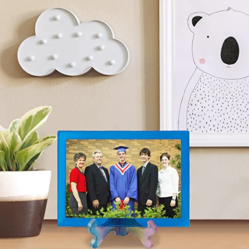 Resin Mold for Photo Frame, Picture Frame Silicone Molds with Stand Holder, Rectangle & Oval Frame Molds for Resin Casting, DIY Personalized Photo Actvty