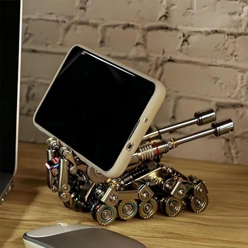 ZUNPINSPACE 3D Metal Model Kit Mechanical Tank 3D Metal Puzzle DIY Metal Assembly Kit 3D Metal Art Puzzle Metal Model Kit - High end Men's Gift ZUNPINSPACE