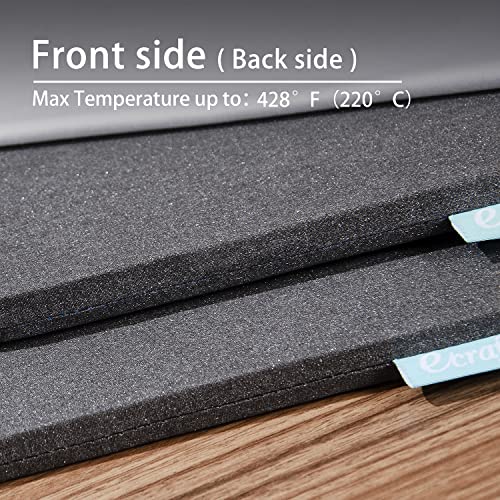 Heat Press Mat for Cricut Easypress: Ecraft (11 x 13 inch) Double-Sided Heating Ironing Mats for Craft Insulation Transfer HTV VinylHeat Press ecraft