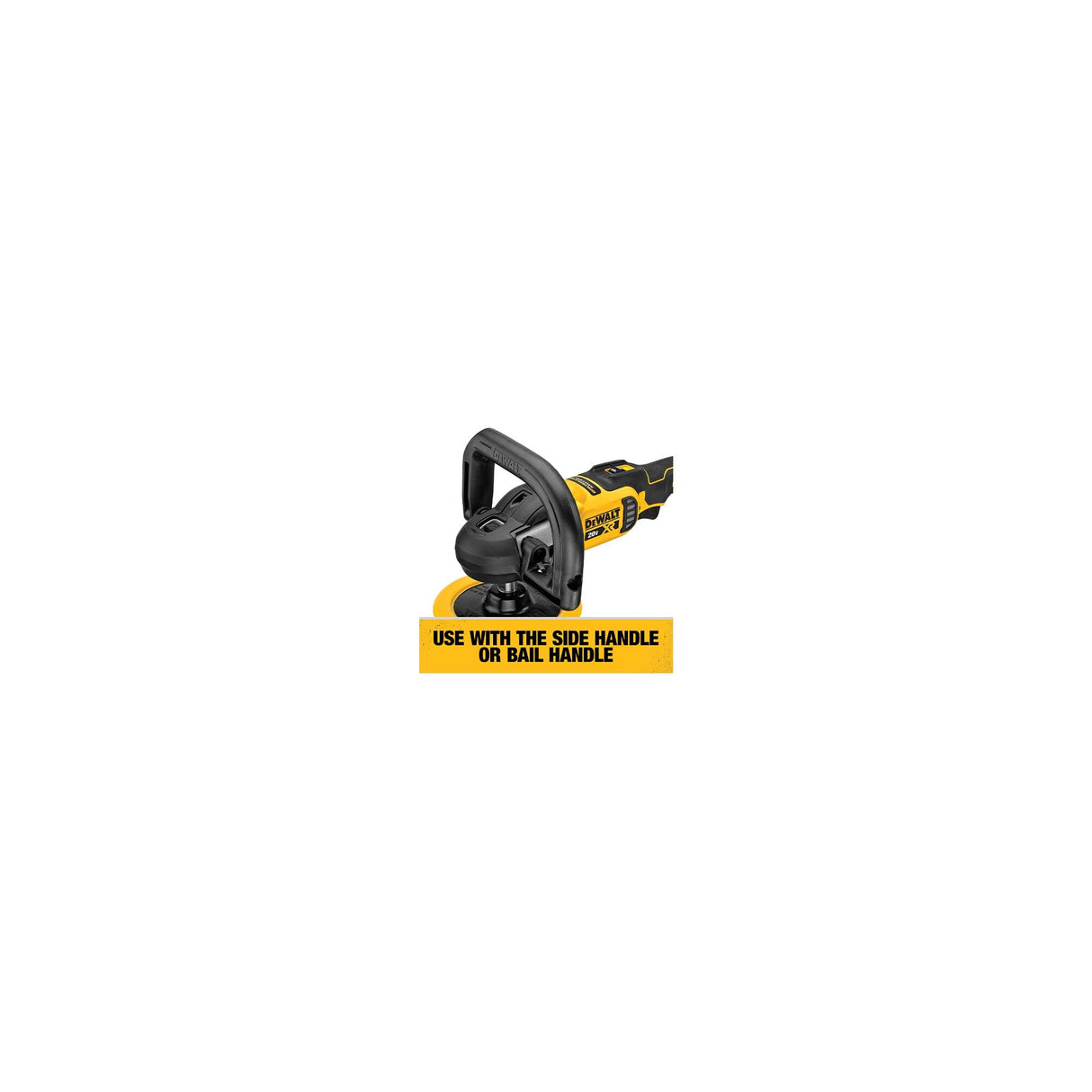 DEWALT 20V MAX* XR Cordless Polisher, Rotary, Variable Speed, 7-Inch, 180 mm, Tool Only (DCM849B) DEWALT
