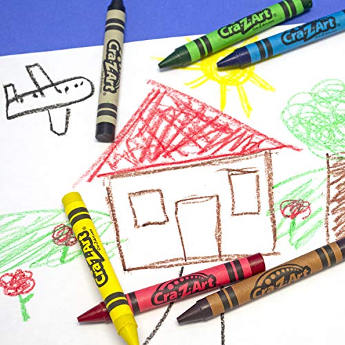 Cra-Z-art Super Jumbo Crayon Bulk Class Pack 200ct 8 Assorted Colors Cra-Z-Art