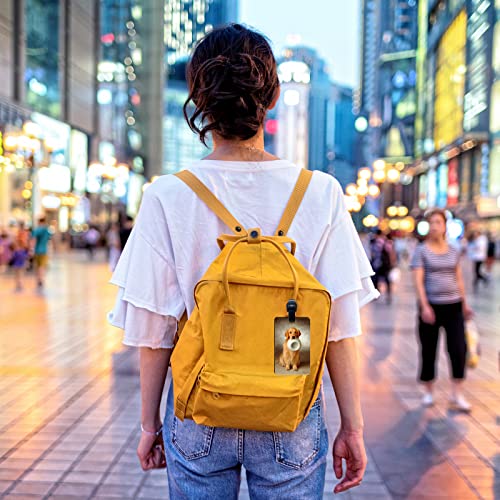 20 pcs Sublimation Luggage tag Blanks with Strap MDF White Blank Travel Bag Baggage Tags Double Sided Suitcase Label Tag with Slots Sublimation Bag AiDiYGECO