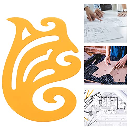 French Curve Template Set Ding Drafting Template Tools Plastic French Curve Ruler for Students, Teachers, Engineers, Needlework/Sewing/Embroidery(B) Pssopp