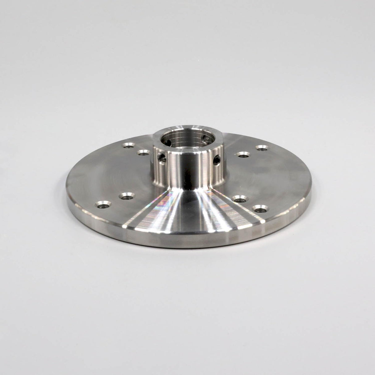 Hurricane Turning Tools, 6" Steel Faceplate For Wood Lathe, 1 1/4" x 8 TPI Hurricane Turning Tools