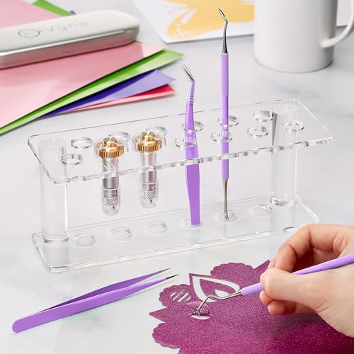 Premium Vinyl Weeding Tool Kit - Precision Stainless Steel Weeder - Hook and Pick with Fine Tweezers Crafting Set for Cricut Vinyl - by iVyne iVyne