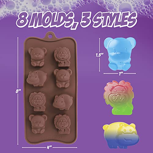 Darice Soap Making Kit for Kids, Crafts Activity Science Kits, STEM DIY Educational Animal Toys for Boys & Girls Ages 6+ Darice