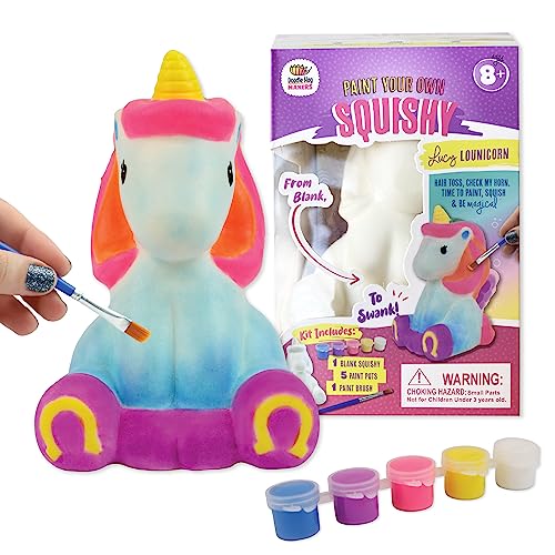 DOODLE HOG Bunny Paint Your Own Squishies Kit. Squishy Painting Kit Slow  Rise Squishes Paint. Ideal Arts and Crafts Gifts for 5 6 8-12 Girls + Boys  Easter Basket Stuffer Bunny Squishy
