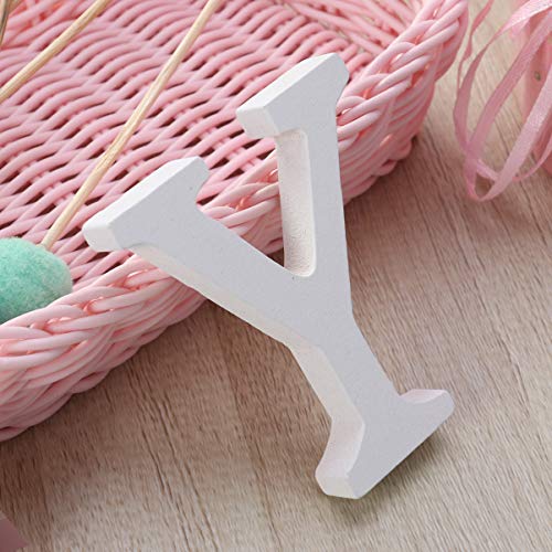 PartyKindom Hanging Wall 26 Letters Unfinished Wood Letter freestanding Letter Wood Table Sign Wooden Letters Kids Bedroom Letter Sign Standing PartyKindom