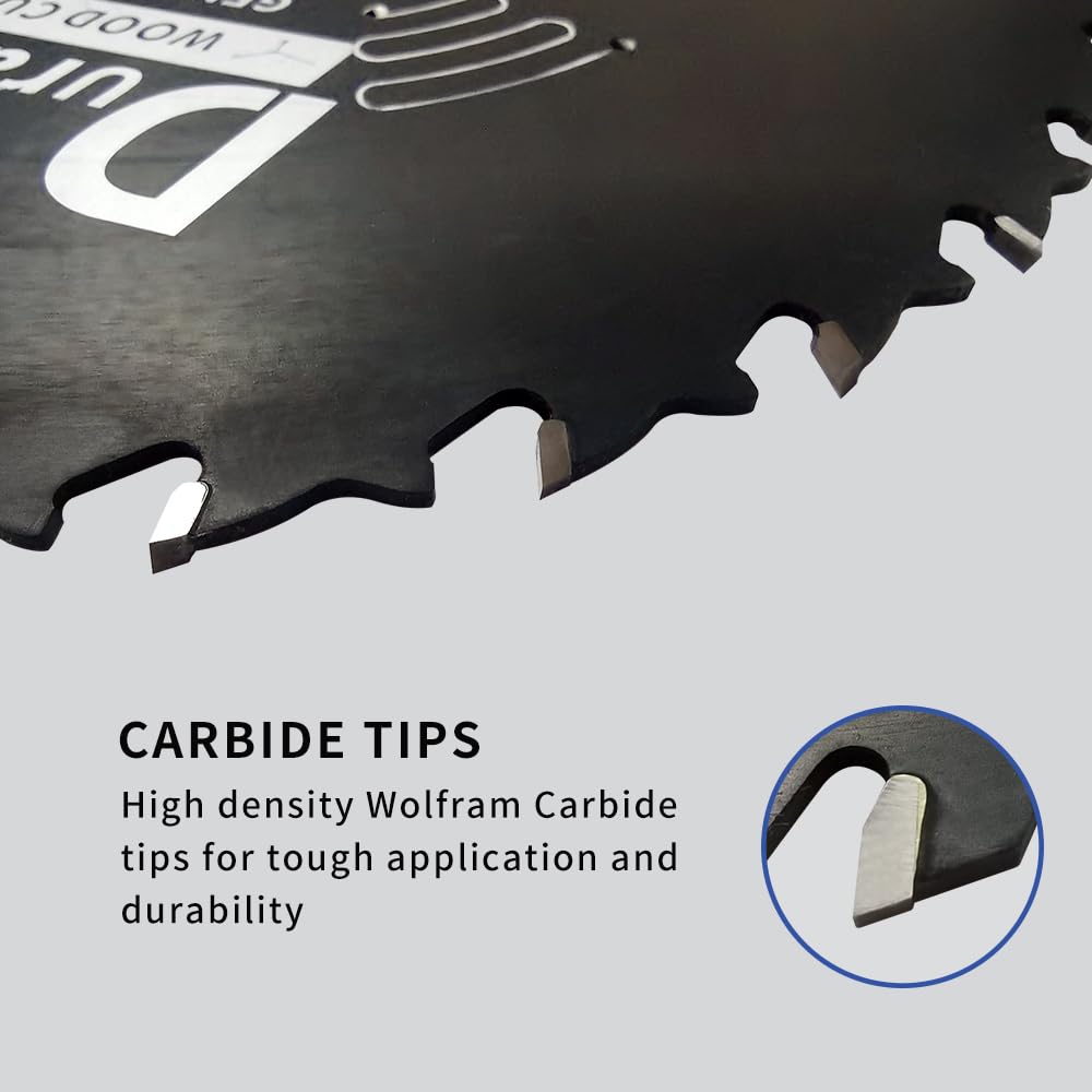 DuraForce 12-Inch 60-Tooth Professional Finish ATB Saw Blade with DuraGuard Anti-Stick for Miter and Table Saws (DF1200SP60) DURAFORCE