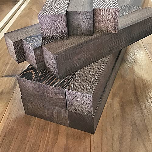 Wenge Wood Turning Blanks 6pcs - 2" x 2" x 18" Cherokee Wood Products