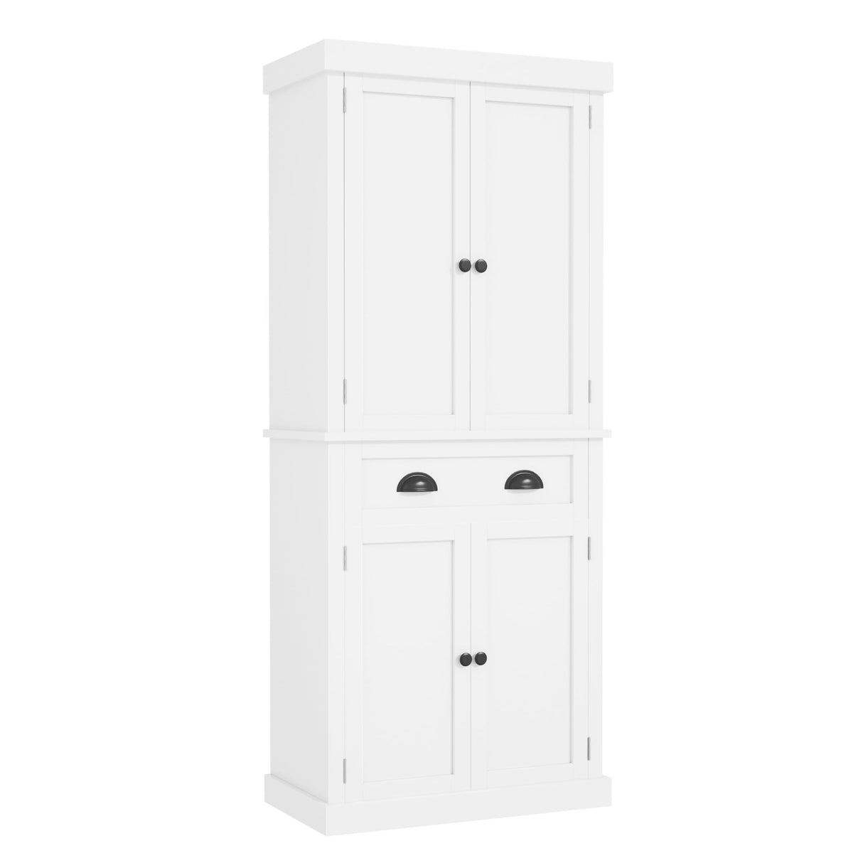 Flamaker 72" Kitchen Pantry Cabinet, Tall Pantry Storage Cabinet with Drawer and 4 Adjustable Shelves, Freestanding Pantry Cupboard Cabinet for Flamaker