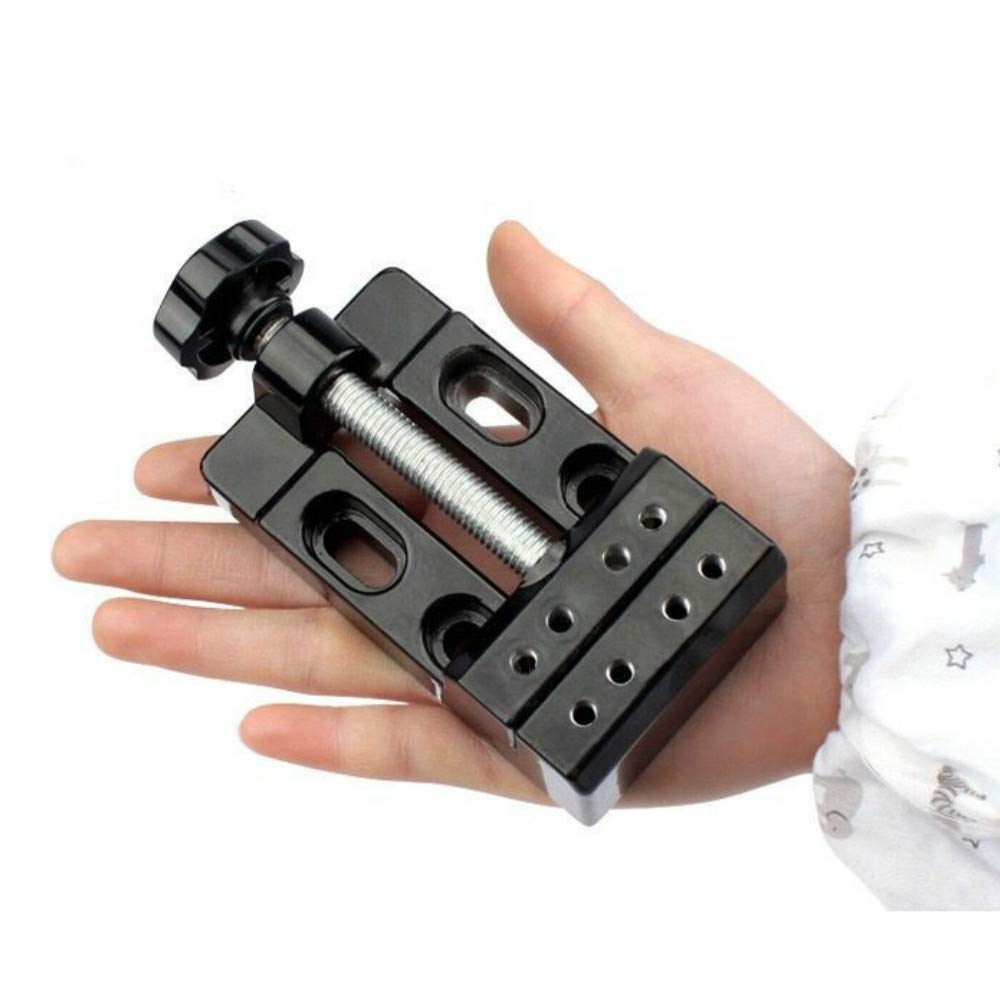 BUYSK Mini Bench Vice Clamp Mini Flat Clamp Opening Parallel Table Vise for Watch Repairing Sculpture Craft Jewelry DIY Carving Tool BUYSK