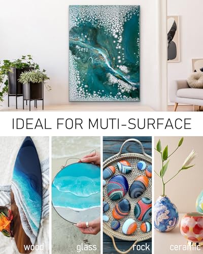 Nicpro 14 Colors Large Bulk Acrylic Pour Paint Set (33.8 oz,1000 ml) Premixed High Flow Art Pouring Paint Supplies Kit with Silicone Pour Oil, Gloves Nicpro