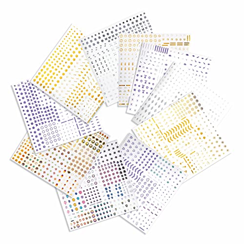 Craft-tastic — Nail Art — Over 3,000 Nail Stickers — Dinosaurs, Flowers, Butterflies, Geometric, Moon, Stars — for Ages 8+ Craft-tastic