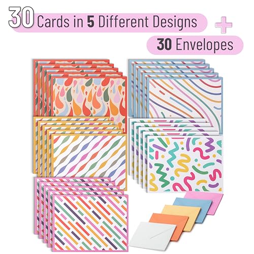 Mr. Pen- Blank Greeting Cards with Envelopes, 30 Pack, Greeting Cards Blank, Blank Note Cards and Envelopes, Blank Greeting Cards and Envelopes, Mr. Pen
