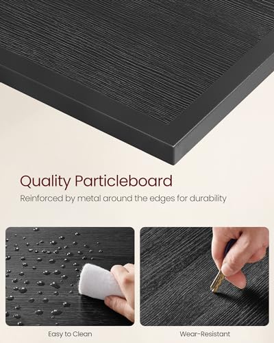 VASAGLE TV Stand, TV Console for TVs Up to 70 Inches, TV Table, 63 Inches Width, TV Cabinet with Storage Shelves, Steel Frame, for Living Room, VASAGLE