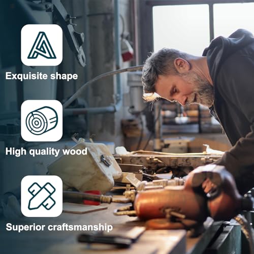 WOODOUNAI 6 Inch Rustic Blue Wood Letters Unfinished Wood Letters for Wall Decorative Blue Retro Standing Letters Sign Board Decoration for Craft woodounai