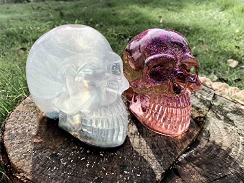 Skull Silicone Molds, 3D Extra Large Skeleton Skull Epoxy Resin Molds for Casting Arts Crafts, Home Decor, Parties and Holidays FaitmainX