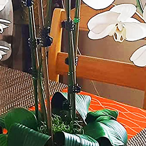 20 Pcs 18 Inch Natural Bamboo Plant Support Stakes for Indoor Plants, Bamboo Sticks Poles Garden Bamboo Stakes for Potted Plants, Tomato, Beans Yowlieu