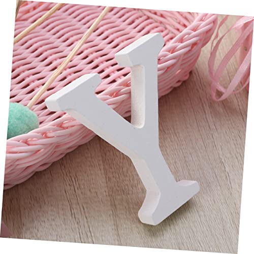 ABOOFAN Unfinished Wood Letters Kids Bedroom Letter Sign Wood Letter Symbols Wooden Name Letter Decorative Wood Letter Wedding Table Decorations ABOOFAN