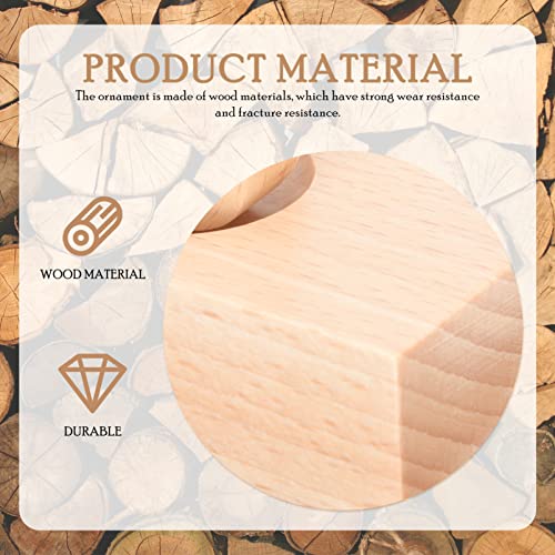 Operitacx 2pcs Christian Cross Stand up Cross Rustic Cross Decor Wood Cross Unfinished Wood Jesus Cross Wood Crosses for Crafts Desk Signs Tabletop Operitacx