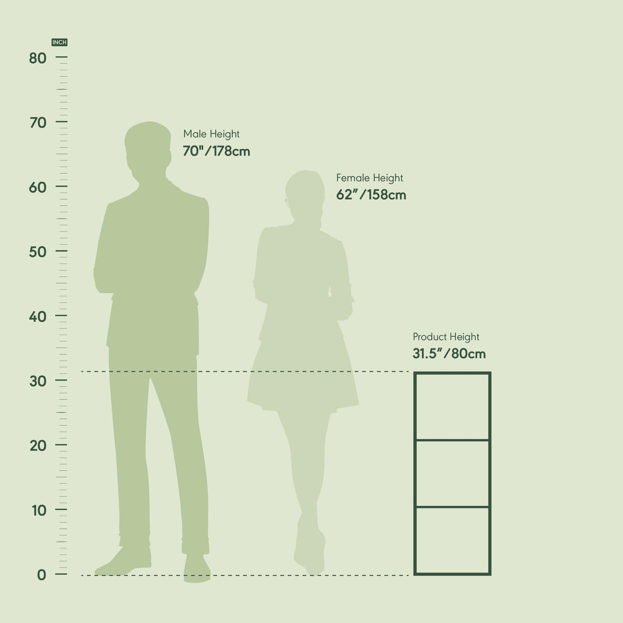 Furinno Luder Bookcase / Book / Storage , 3-Tier, Frenck Oak Furinno