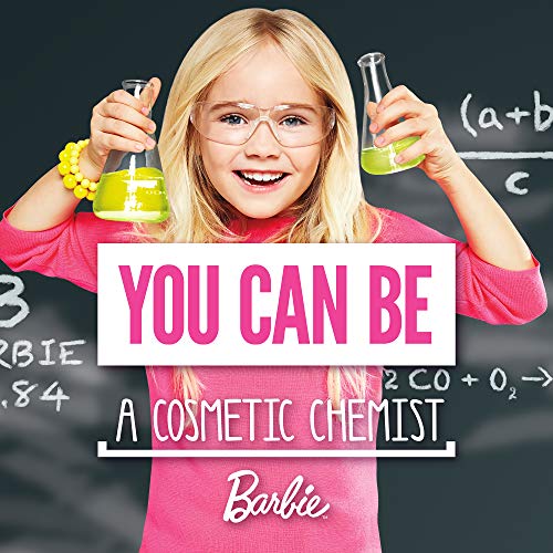 Barbie Make Your Own Bath Bomb Kit by Horizon Group USA, DIY Four Custom Colorful & Sweet-Smelling Bath Bombs, Includes Stencil, Glitter, Molds, Barbie