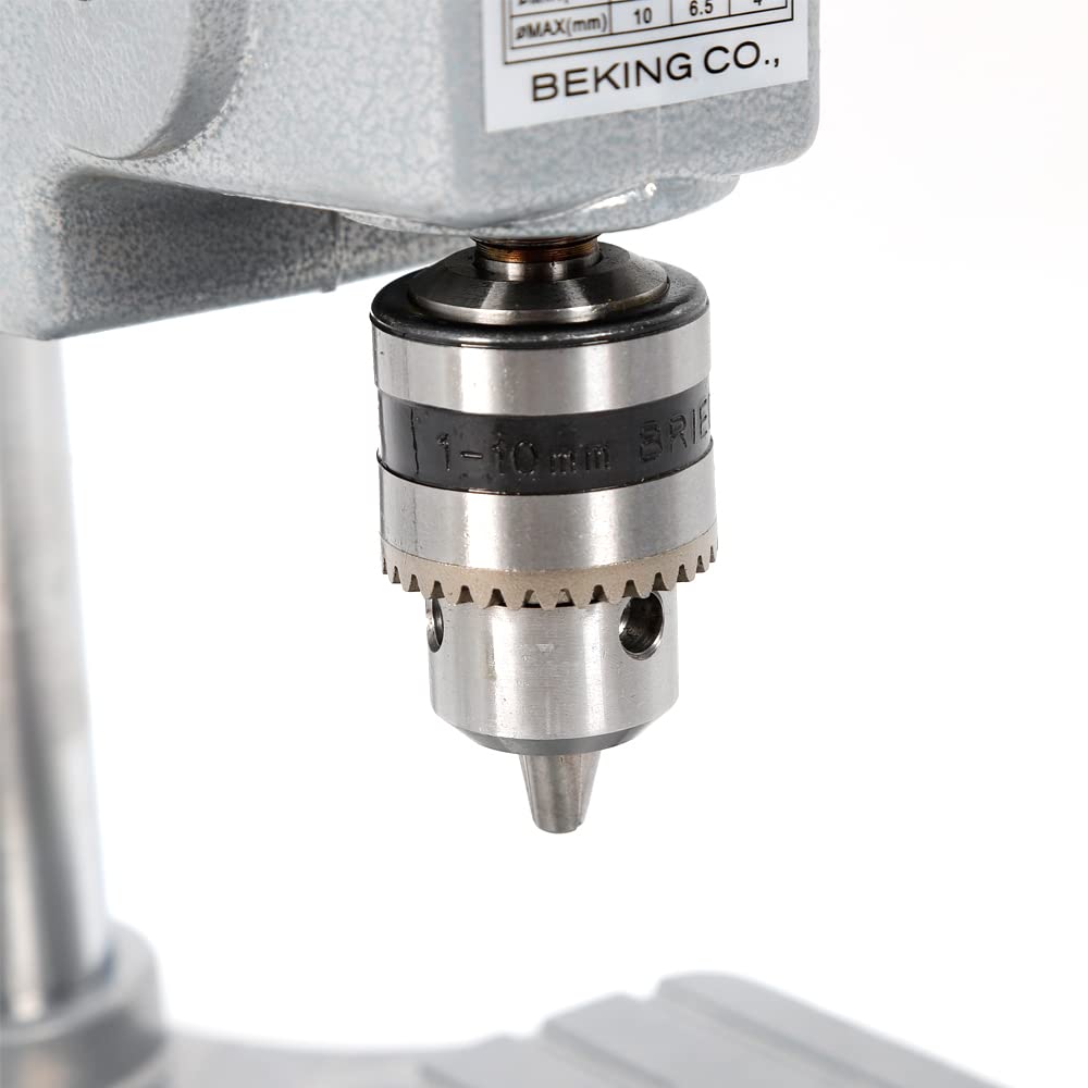 awolsrgiop 340W Mini Table Electric Drill Press, AC 110V Drill Bits Power Tools Speed Adjustable Drilling Machine 1-10mm Mini Drill Press Small awolsrgiop