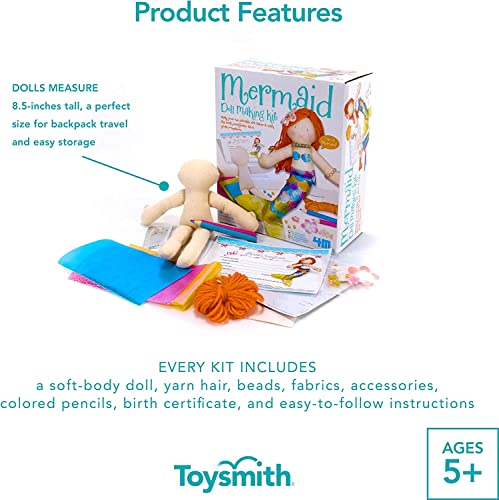 4M Mermaid Doll Making Kit, 8.5 inches 4M