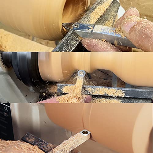 CDBP Woodturning Carbide Lathe Tool Mini Size Rougher Square Tip Chisel for Wood Hobbyist or DIY or Carpenter. CDBP