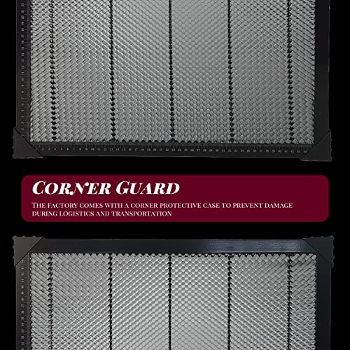 Doppy Laser Bed, Honeycomb Laser Bed 19.68"x 19.68"x 0.87" Honeycomb Working Table for CO2 or Diode Laser Engraver Cutting Machine, Honeycomb Working Doppy