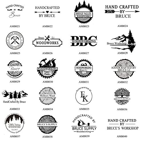 Custom Durable Branding Iron Stamp for Wood and Leather - Arokimi 1"x1" Arokimi