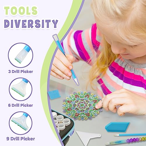 TAVOLOZZA Diamond Painting Storage Containers 60 Slots Diamond Painting Accessories and Tools Diamond Art Storage Bead Storage Containers Diamond Tavolozza Fine Arts