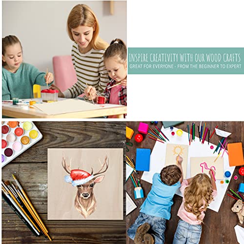 Unfinished Wood Pieces,25Pcs Basswood Sheets 1/16,Thin Plywood Wood Sheets for Crafts,Perfect for DIY Projects, Painting, Drawing, Laser, Wood Aolite